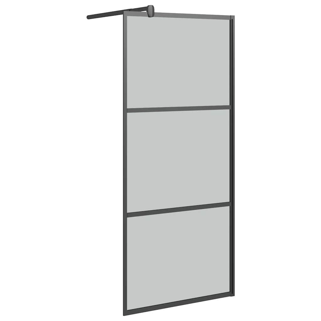Vidaxl Walk-In Walk Word 90x195 cm noir esg noir