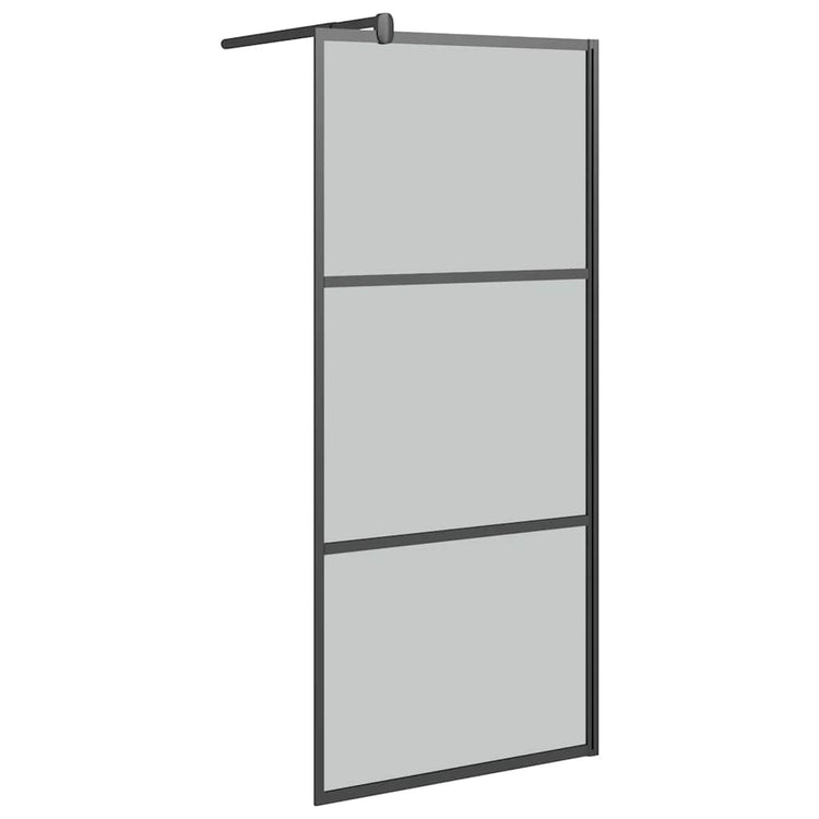 Vidaxl Walk-In Walk Word 90x195 cm noir esg noir