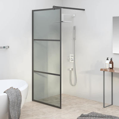 Vidaxl Walk-In Walk Word 90x195 cm noir esg noir