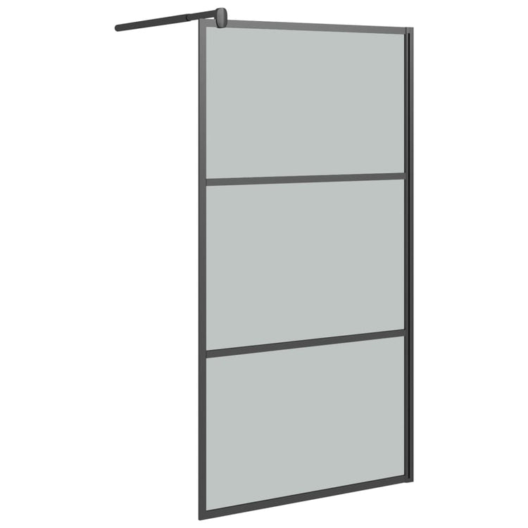 Vidaxl Walk-In Walk Walk 115x195 cm noir esg noir