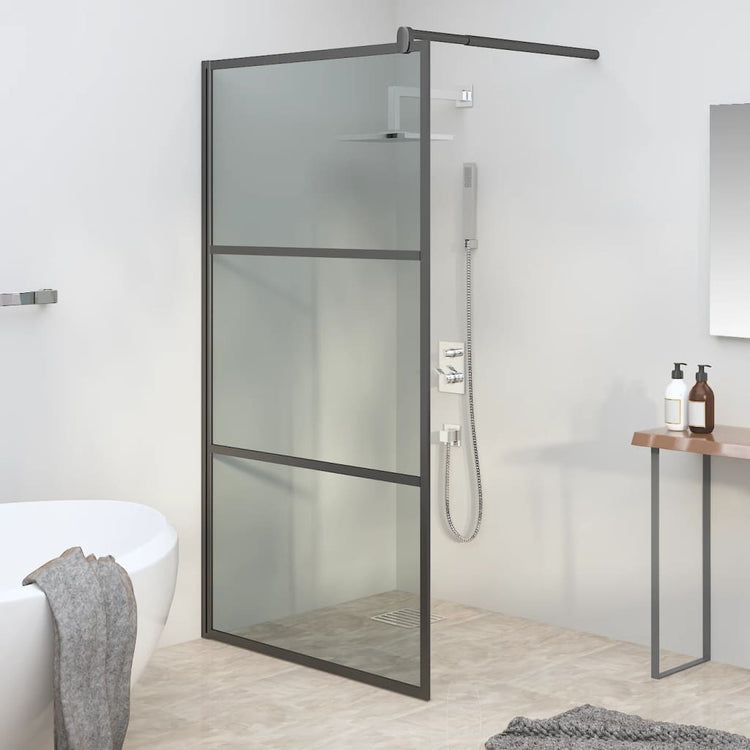 Vidaxl Walk-In Walk Walk 115x195 cm noir esg noir