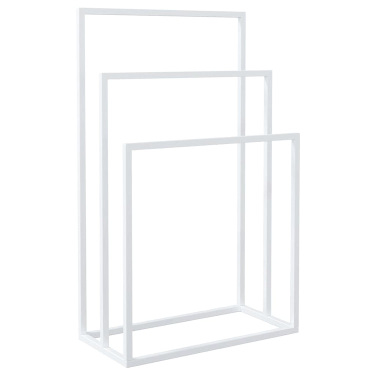 Rack de serviette Vidaxl détaché 48x24x79 cm Blanc