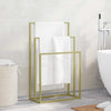 Rack de serviette vidaxl détaché 48x24x79 cm en or de couleur