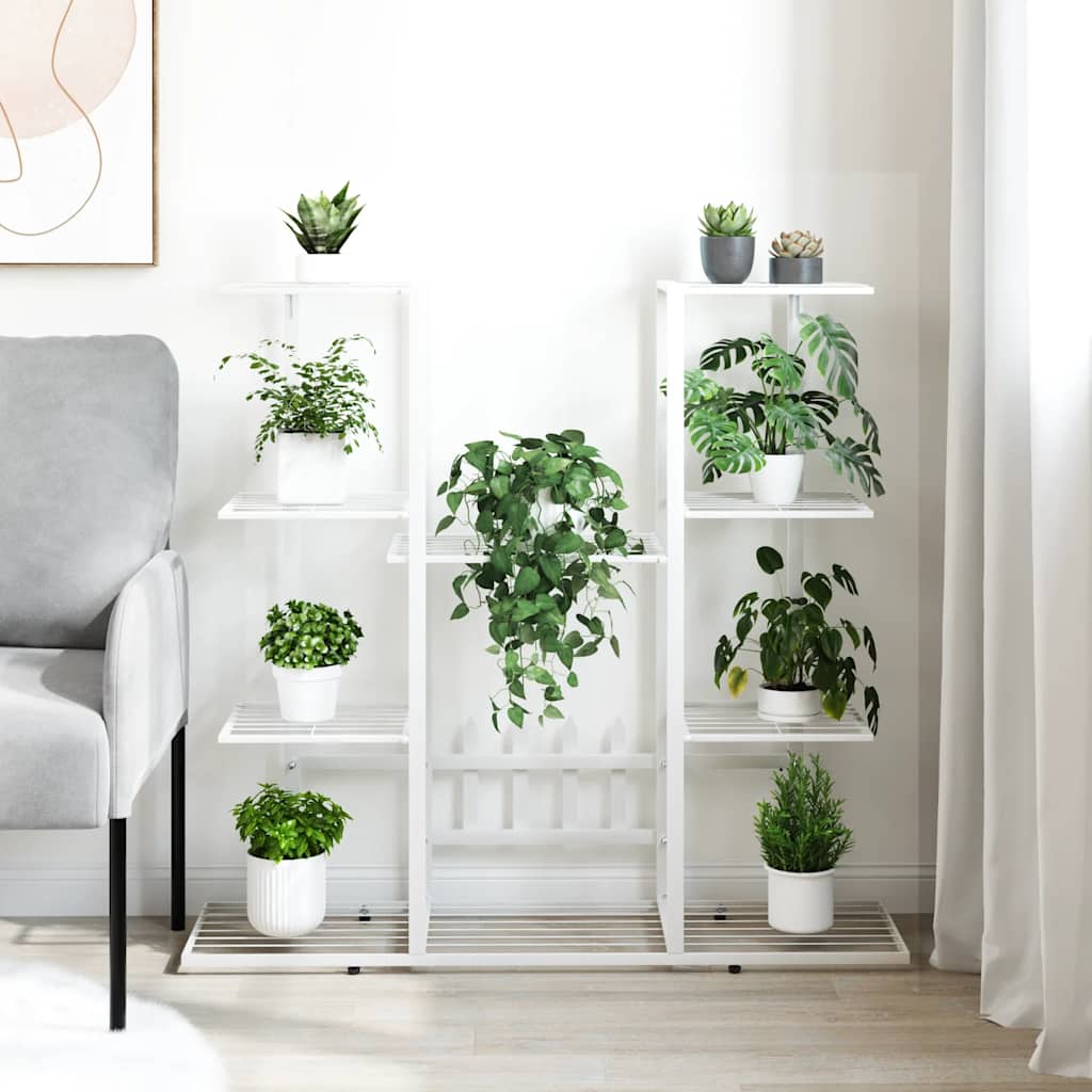 Norme de fleur de Vidaxl 94.5x25x89 cm Blanc