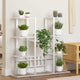 Norme de fleur de Vidaxl 94.5x25x89 cm Blanc