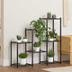 Vidaxl Flower Standard 83x25x80 cm de fer noir