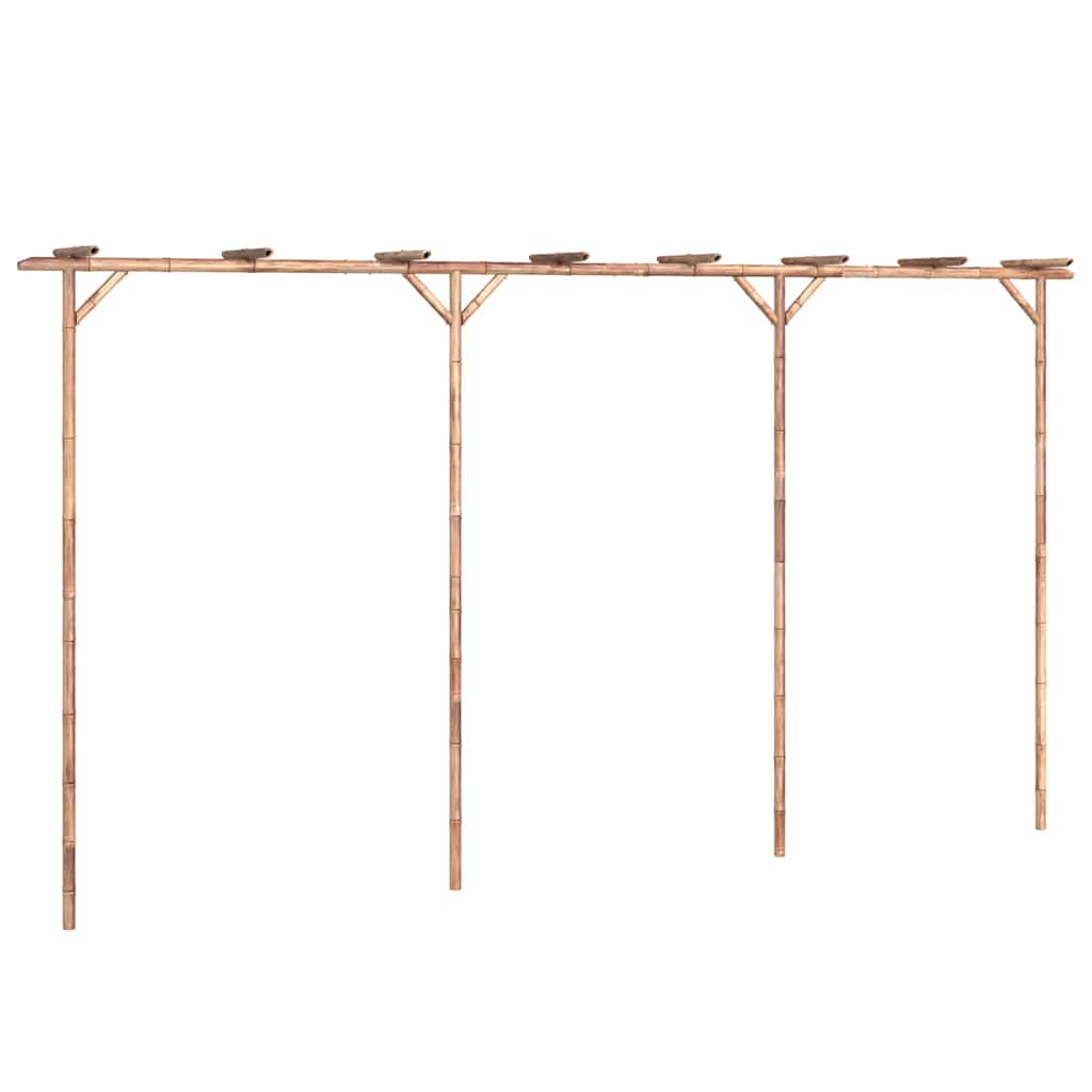 Vidaxl pergola 385x40x205 cm bambou