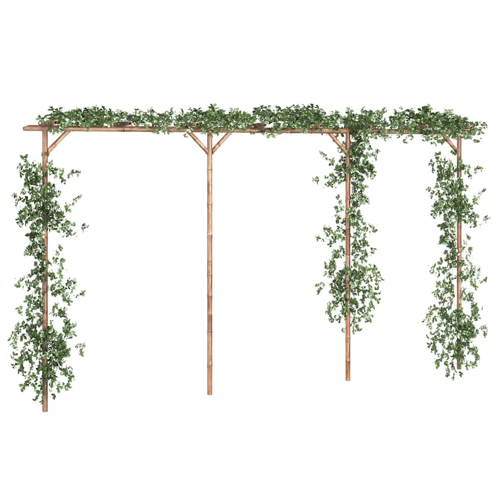 Vidaxl pergola 385x40x205 cm bambou