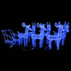 Vidaxl Christmas Decorations Rendeer and Slee 320 LEDS acrylique