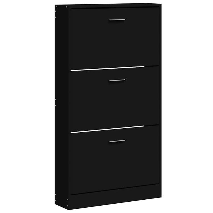 Armoire à chaussures Vidaxl 59x17x108 cm Bois de bois propriété