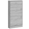 Armoire à chaussures vidaxl 59x17x108 cm en bois de bois de bois sonoma