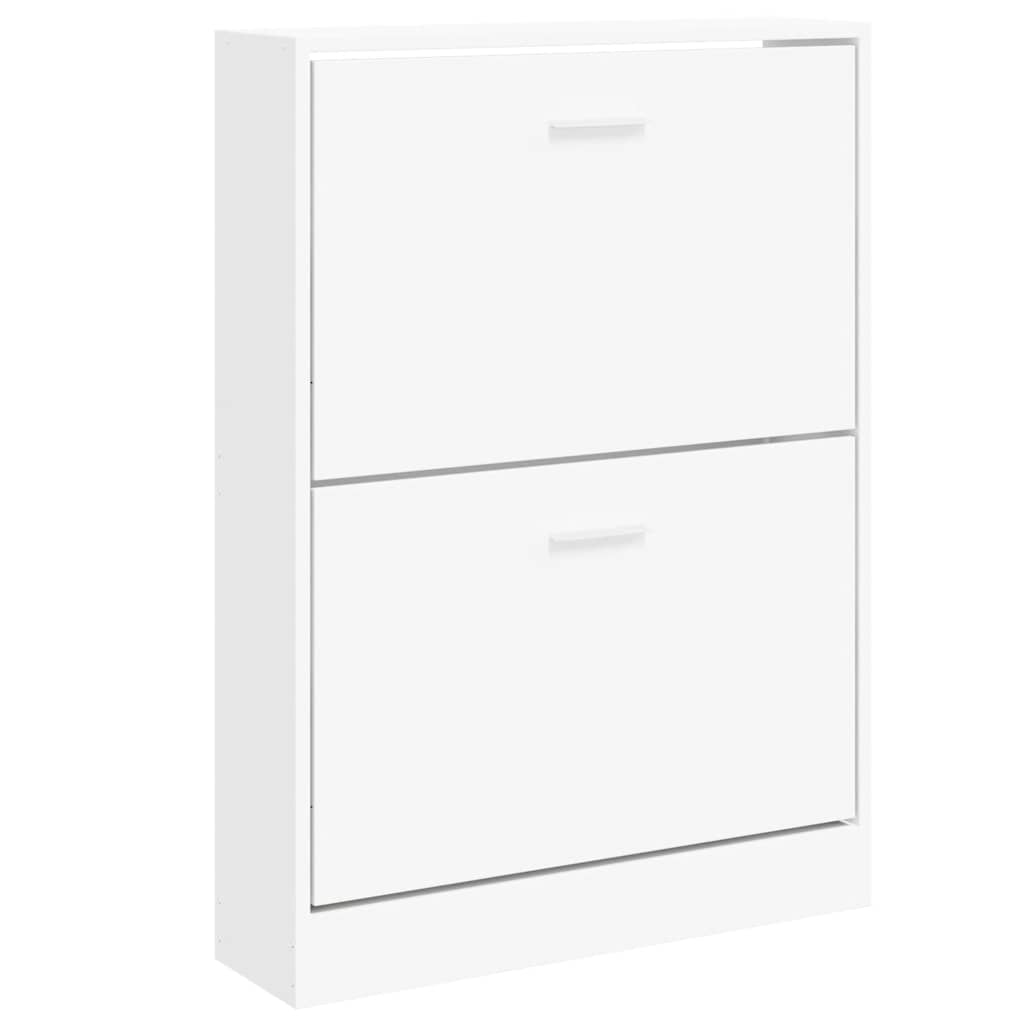 Armoire à chaussures Vidaxl 59x17x81 cm Bois de bois transformé