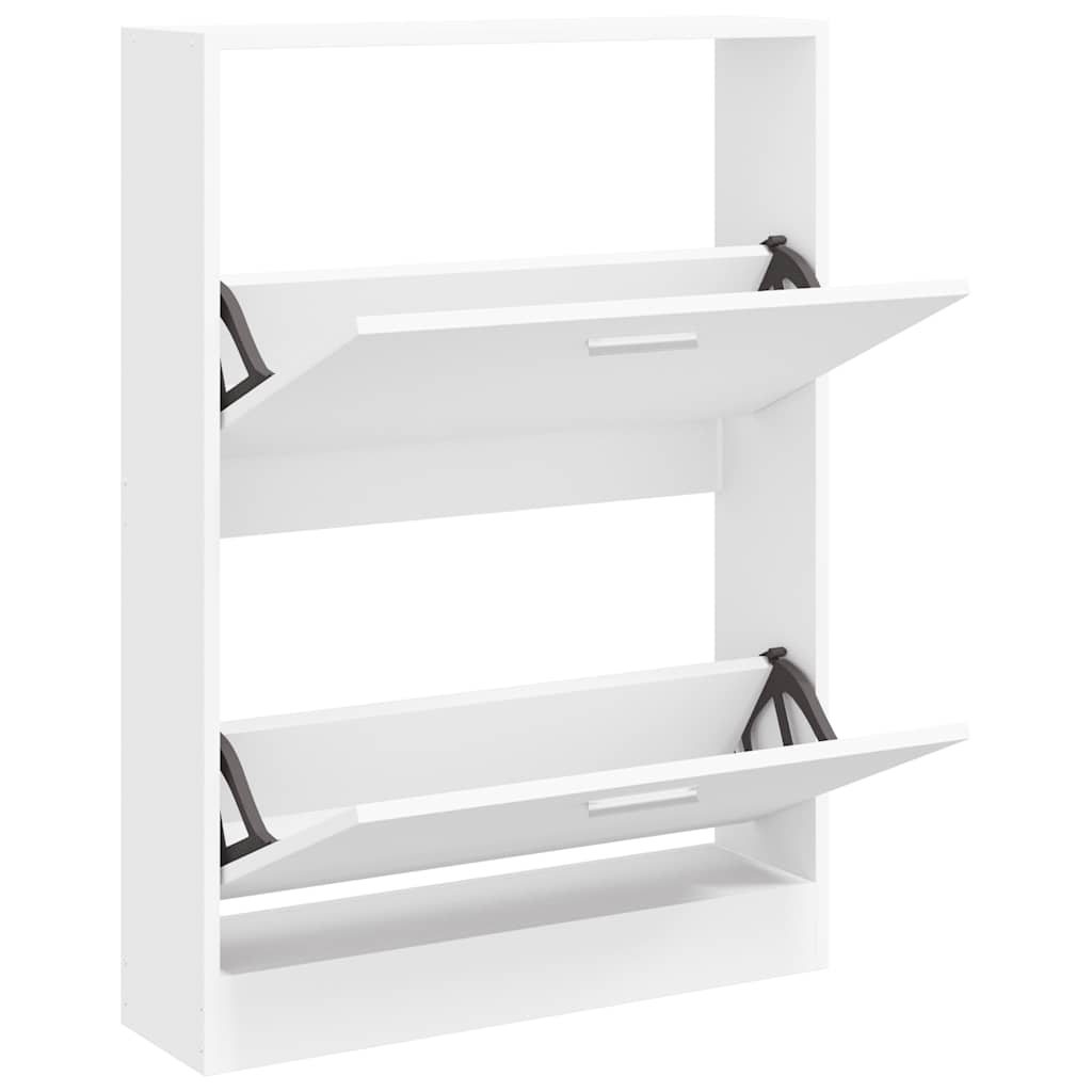 Armoire à chaussures Vidaxl 59x17x81 cm Bois de bois transformé