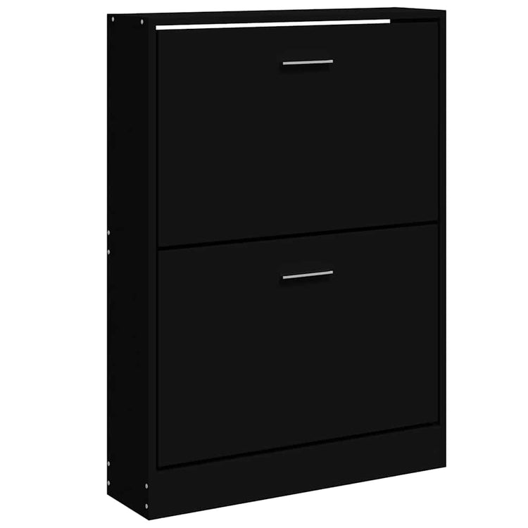 Armoire à chaussures Vidaxl 59x17x81 cm Bois de bois de propriété