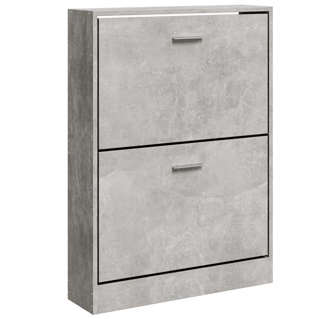 Armoire à chaussures Vidaxl 59x17x81 cm Prix en béton en bois édité
