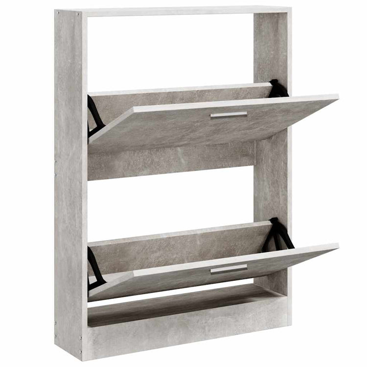 Armoire à chaussures Vidaxl 59x17x81 cm Prix en béton en bois édité