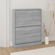 Armoire à chaussures Vidaxl 59x17x81 cm en bois de bois de bois sonoma