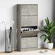 Armoire à chaussures Vidaxl 63x24x147 cm Prix de béton en bois transformé