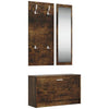 Ensemble d'armoire à chaussures Vidaxl 3-en-1 en bois édité sonoma colored