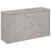 Vidaxl Chaussures Banque 80x24x45 cm Betongrij en bois transformé