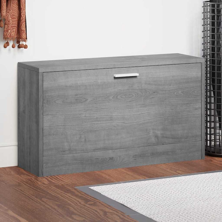 Canapé de chaussure vidaxl 80x24x45 cm en bois de bois de bois de chêne sonoma