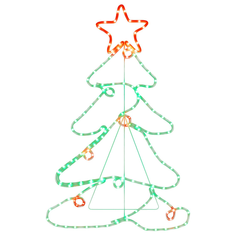 Vidaxl Christmas Arbre avec 144 LED 88x56 cm