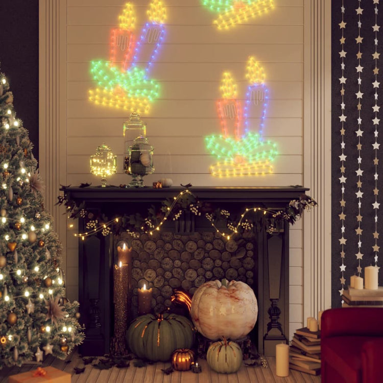 Vidaxl Christmas Figure Bougies avec 144 LED 70x42 cm