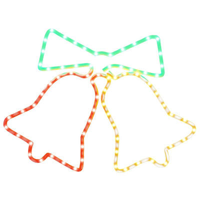 Vidaxl Christmas Figure Clocks avec 72 LED 50x56 cm