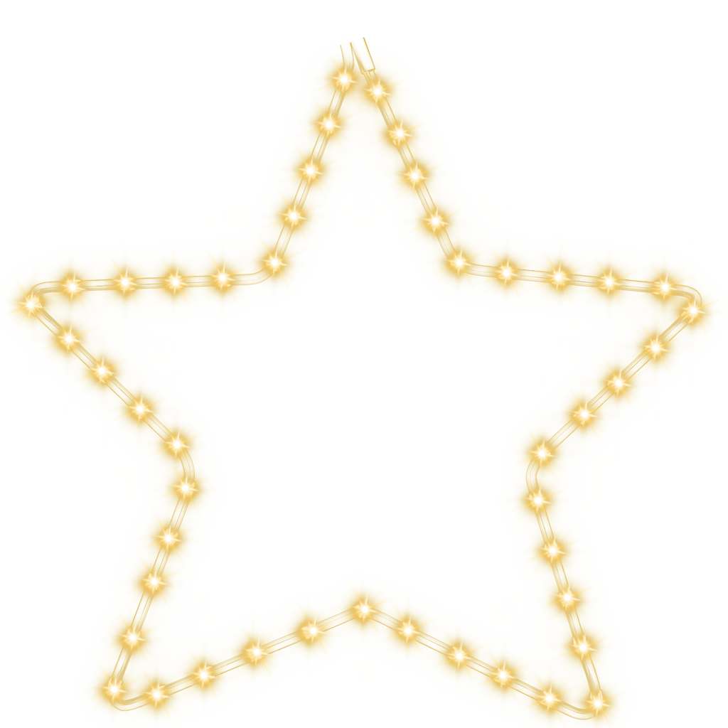 Étoile de figure de Noël Vidaxl avec 48 LED blancs chauds 56 cm