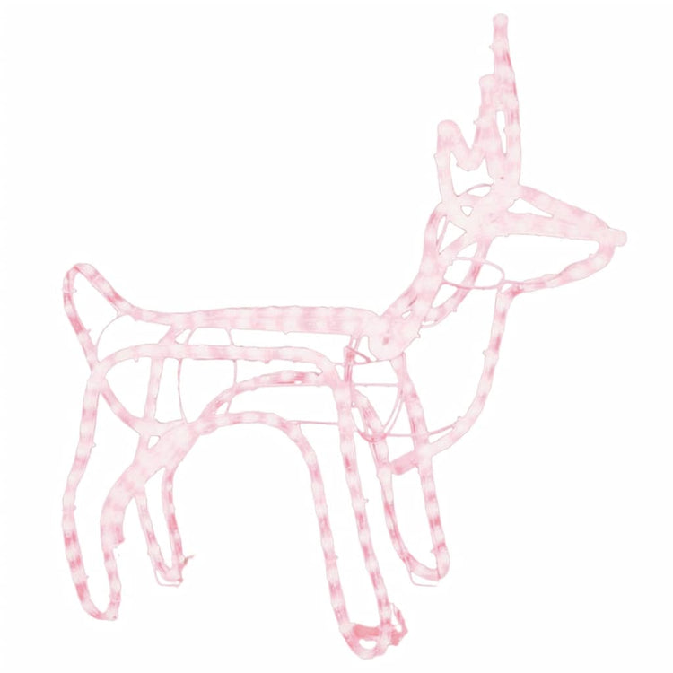 Vidaxl Christmas Figure Rendeer White White 60x30x60 cm