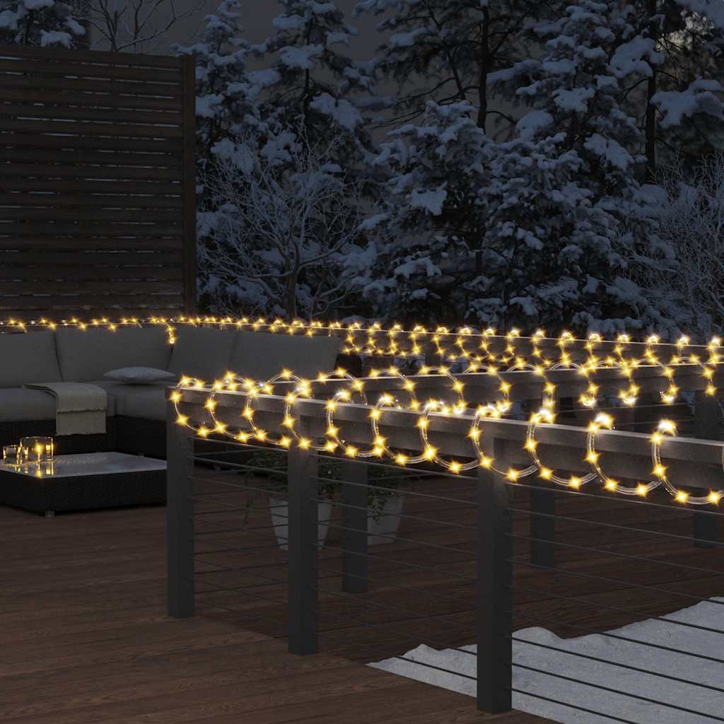 Guirlande lumineuse Vidaxx avec 1200 LED blanc chaud 50 m PVC