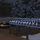 Vidaxl Garland léger avec 1200 LEDS blanc chaud 50 M PVC