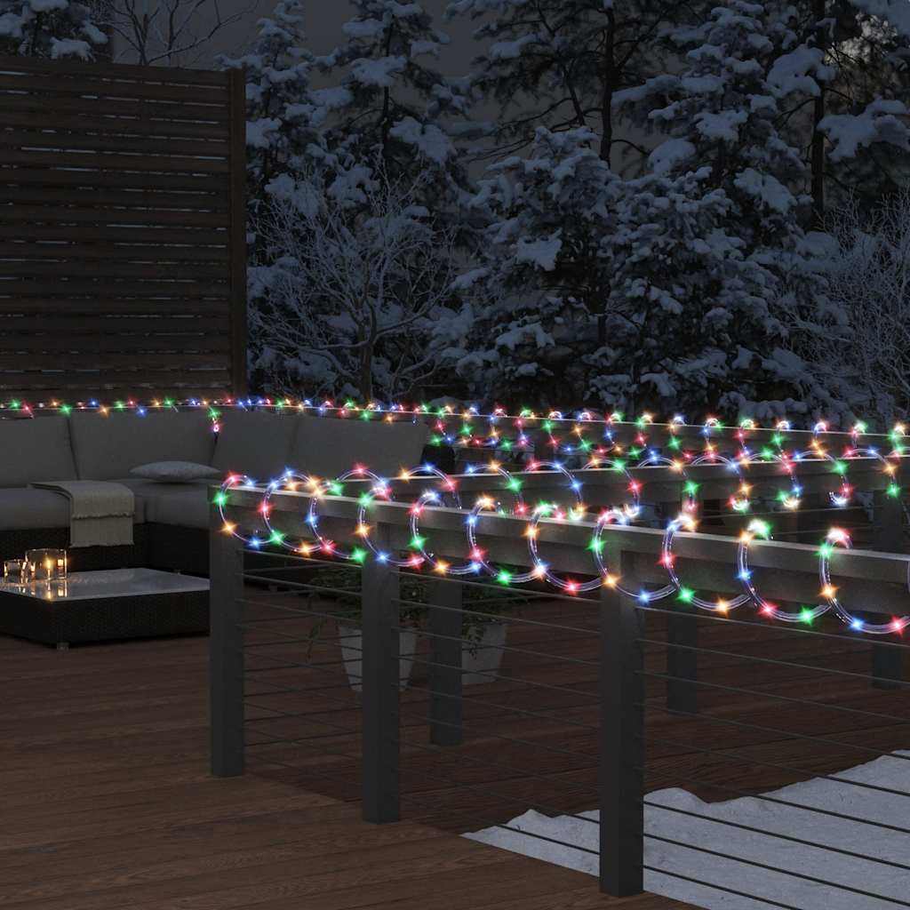 Vidaxl Garland léger avec 120 LEDS Multicolore 5 M PVC