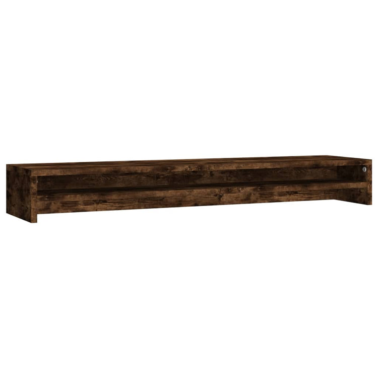Vidaxl Monitor standard 100x24x13 cm Coule de chêne fumé en bois transformé de couleur
