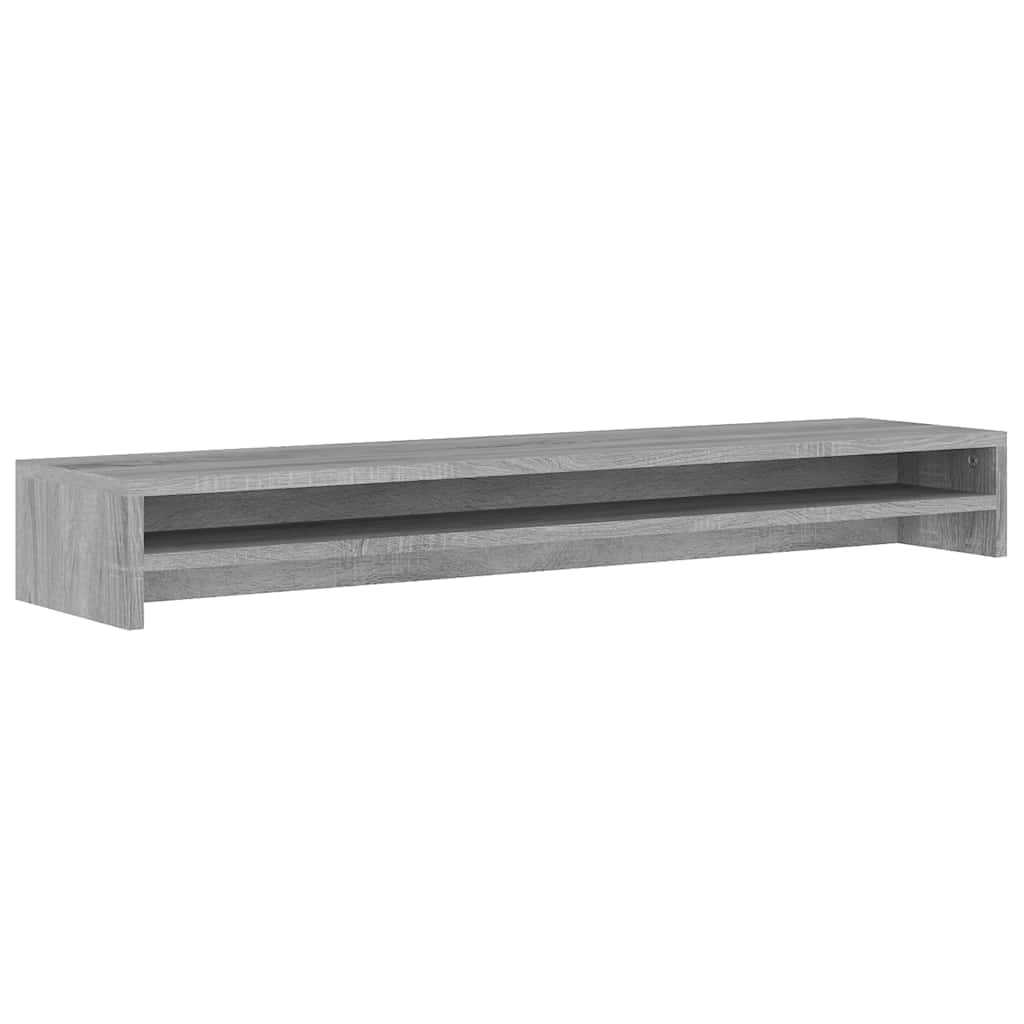 Vidaxl Monitor Standard 100x24x13 cm Processus en bois Grey Sonoma Oak