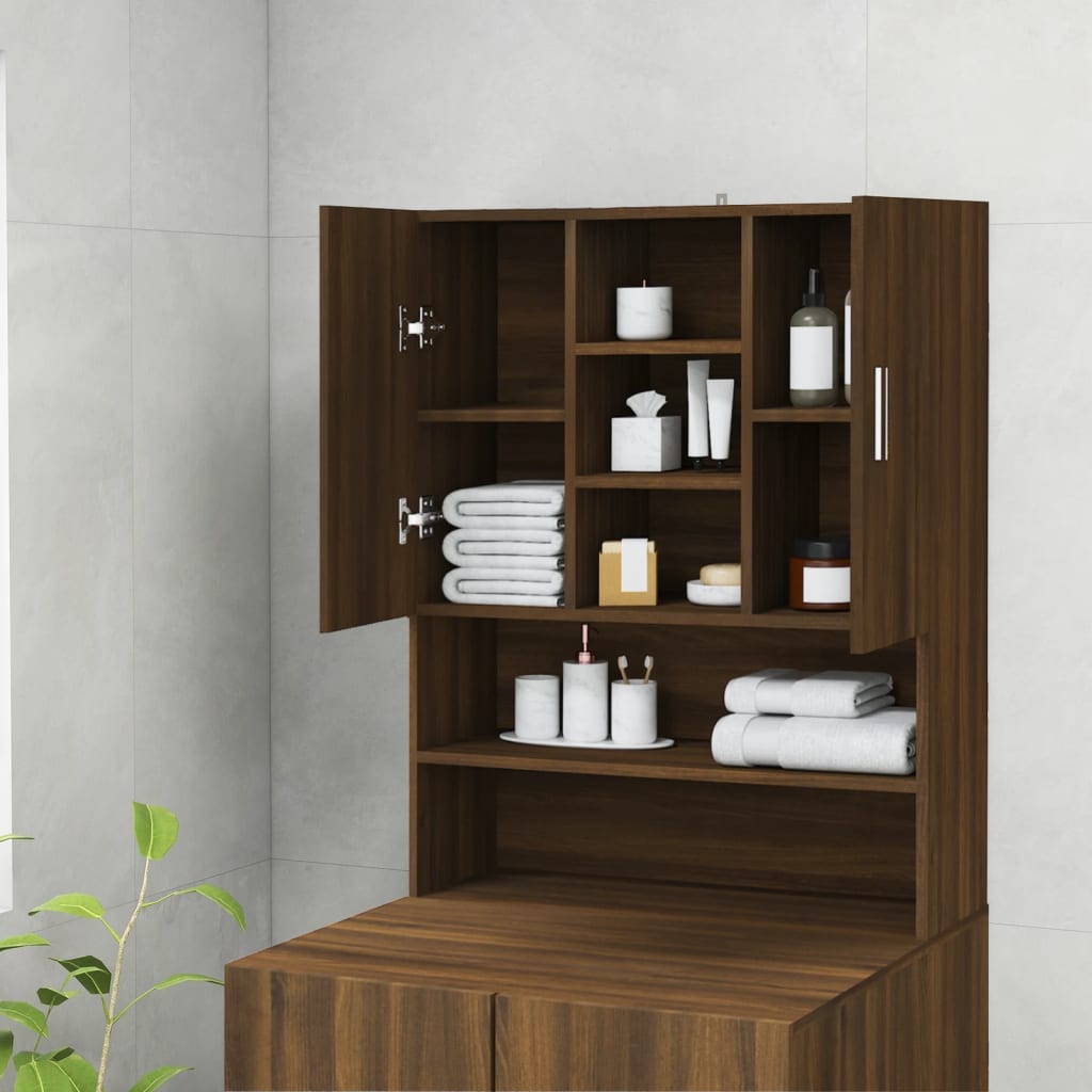Vidaxl Washing Machine Counboard 70.5x25.5x90 cm Couleur de chêne marron