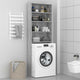 Vidaxl Washing Machine Cabinet 64x24x190 cm Grey Sonoma Oak colored