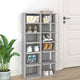 Racks de chaussures Vidaxl 2 PCS 27.5x27x102 cm Bois de bois de bois sonoma