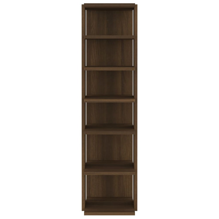 Rack à chaussures Vidaxl 27.5x27x102 cm Couleur de chêne marron en bois transformé