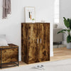 Armoire à chaussures vidaxl 60x35x92 cm en bois transformé en bois de chêne fumé coloré