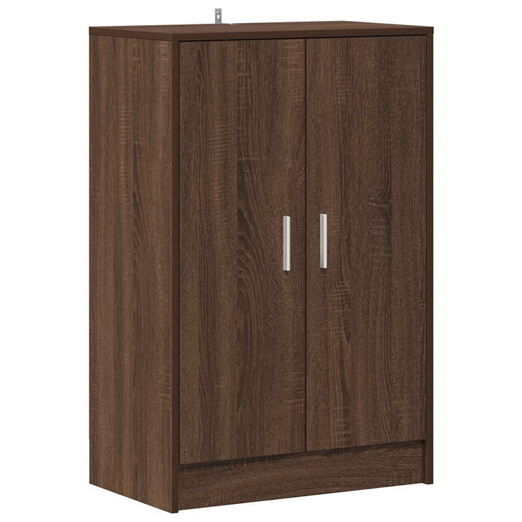 Armoire à chaussures Vidaxl 60x35x92 cm Couleur de chêne brun coupé