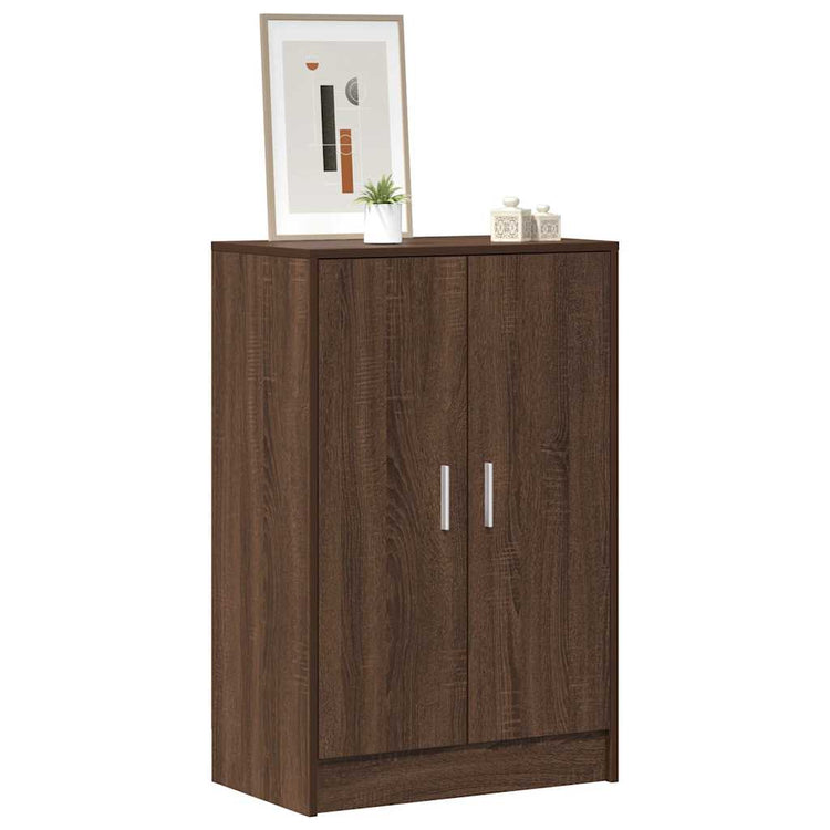 Armoire à chaussures Vidaxl 60x35x92 cm Couleur de chêne brun coupé