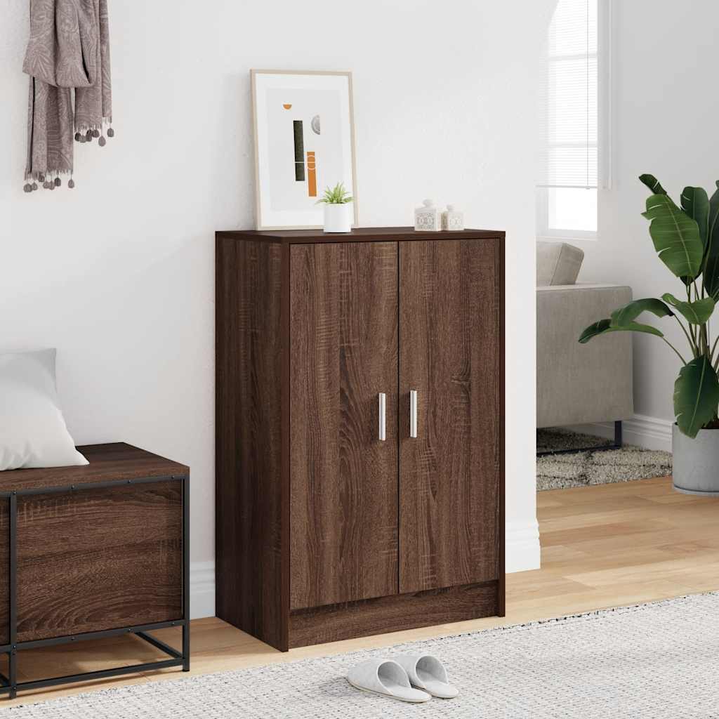 Armoire à chaussures Vidaxl 60x35x92 cm Couleur de chêne brun coupé