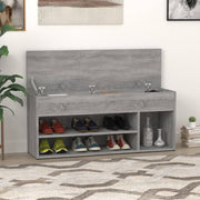 Canapé de chaussure Vidaxl 105x30x45 cm en bois de bois de bois de chêne Gris sonoma - afbeelding 1