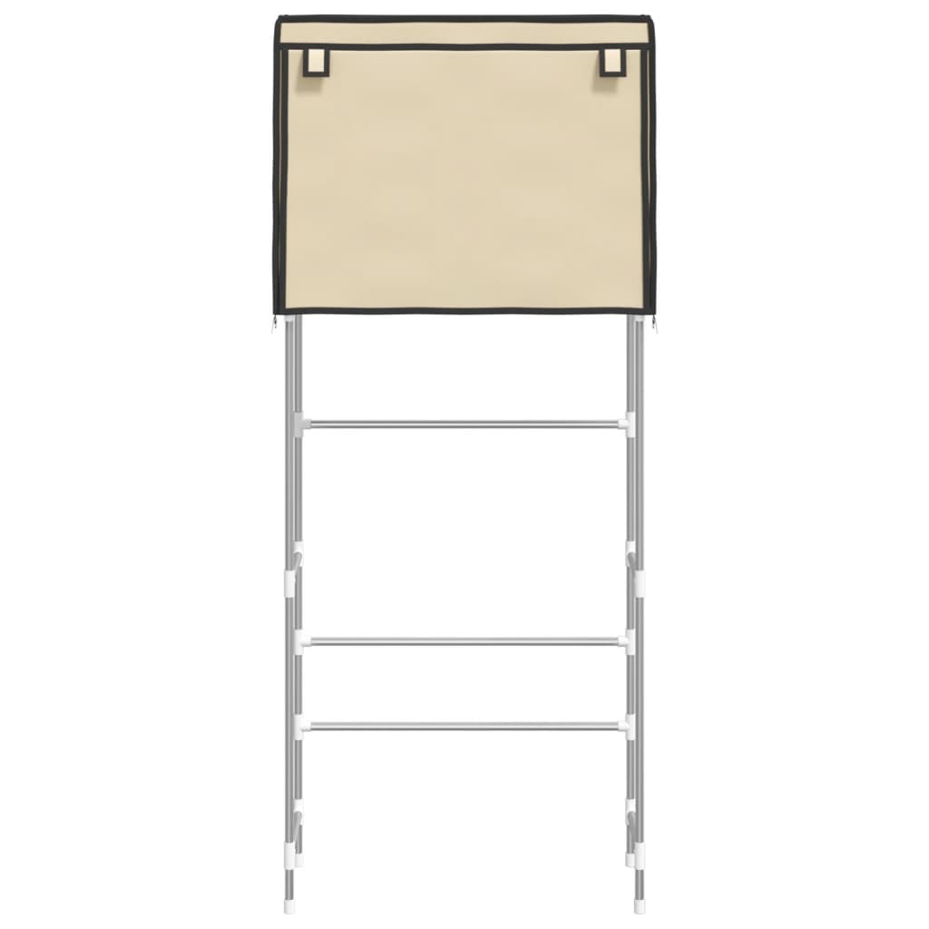 Rack de stockage Vidaxl pour la machine à laver Boven 2 couches 71x29.5x170,5 cm fer