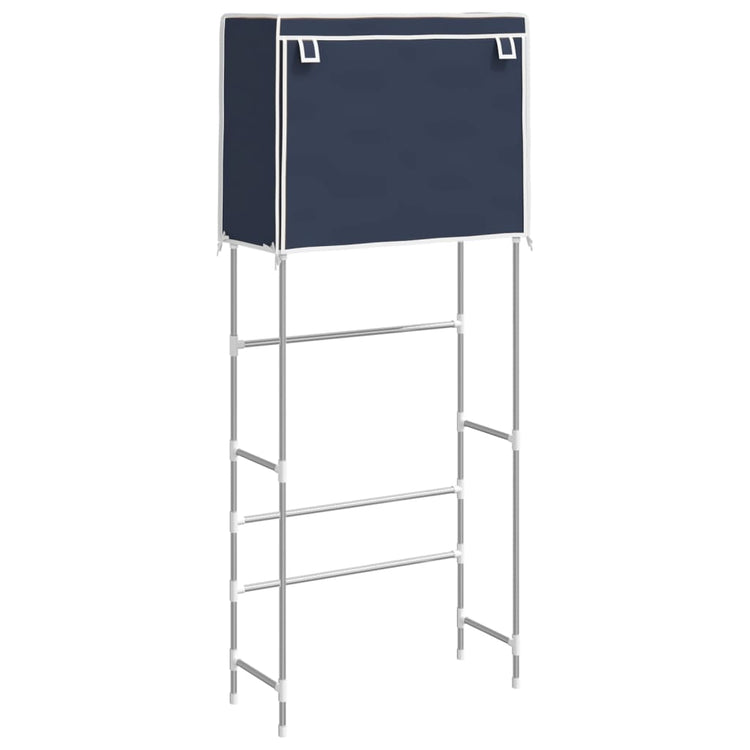 Rack de stockage Vidaxl pour la machine à laver Boven 2 couches 71x29.5x170,5 cm bleu