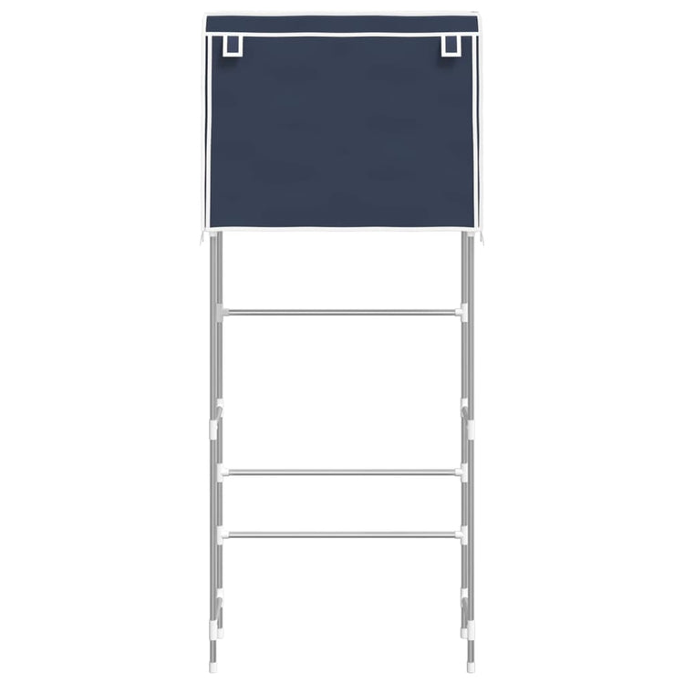 Rack de stockage Vidaxl pour la machine à laver Boven 2 couches 71x29.5x170,5 cm bleu