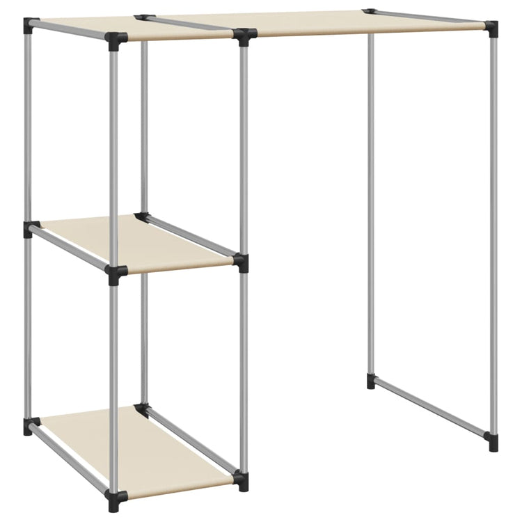Rack de rangement Vidaxl pour la machine à laver Boven 87x55x90,5 cm Crème de fer -colore