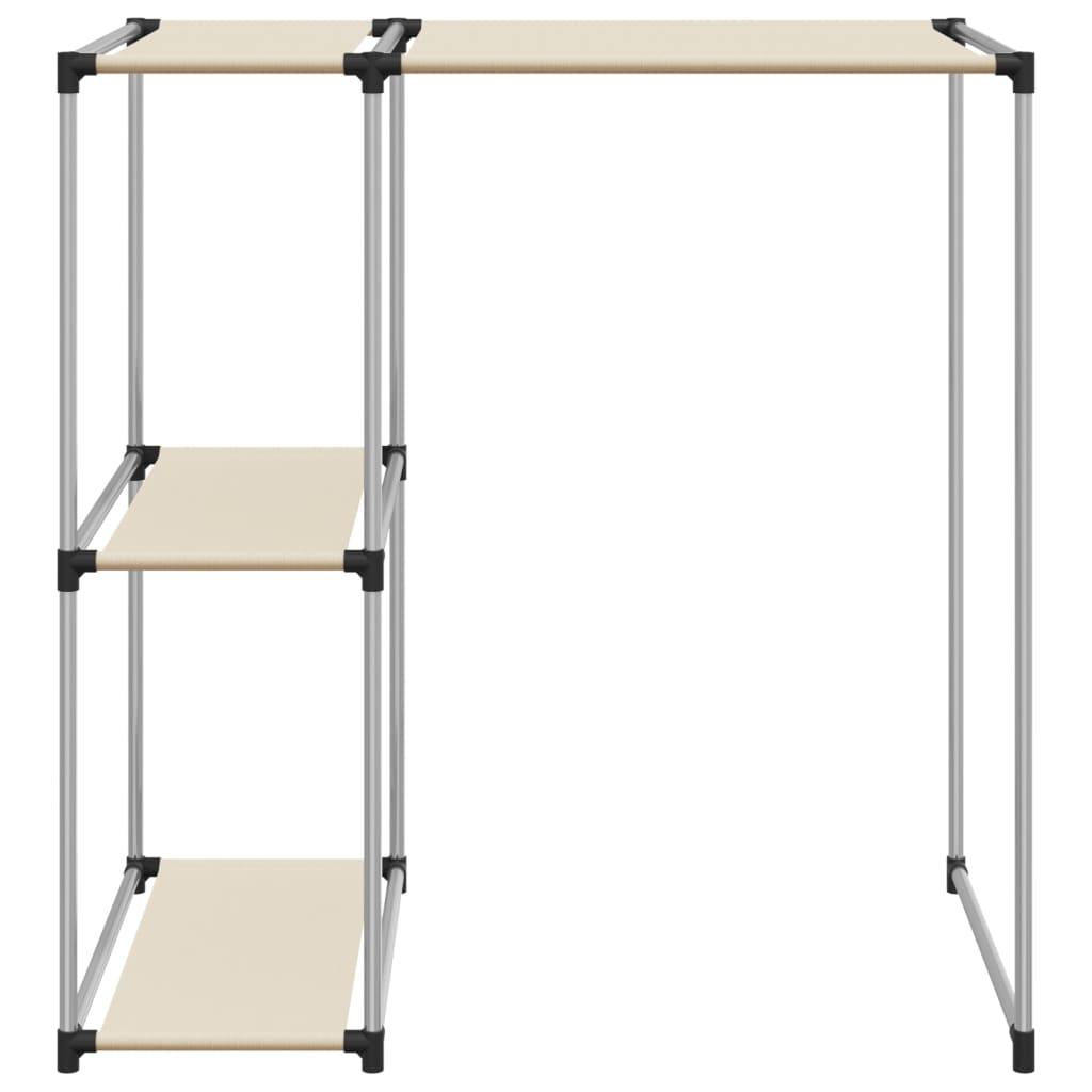 Rack de rangement Vidaxl pour la machine à laver Boven 87x55x90,5 cm Crème de fer -colore