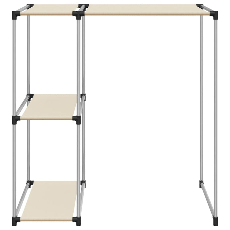 Rack de rangement Vidaxl pour la machine à laver Boven 87x55x90,5 cm Crème de fer -colore